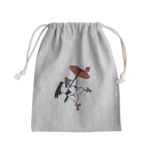 TENGU KARASU Mini Drawstring Bag