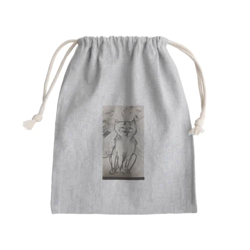 邪悪な猫くん Mini Drawstring Bag