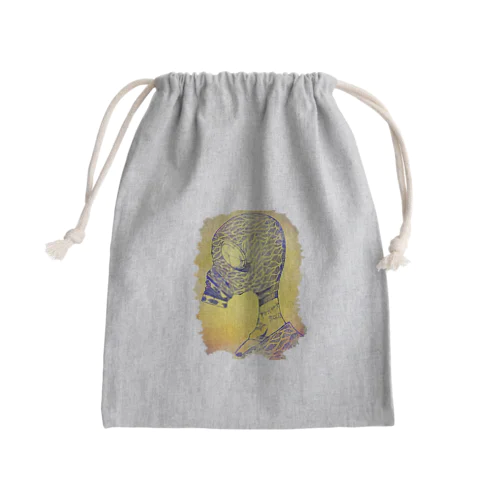 アコーディオンちゃん。 Mini Drawstring Bag