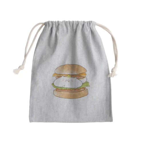 ぷぅ王子　ビッグぷぅバーガー(単品) Mini Drawstring Bag