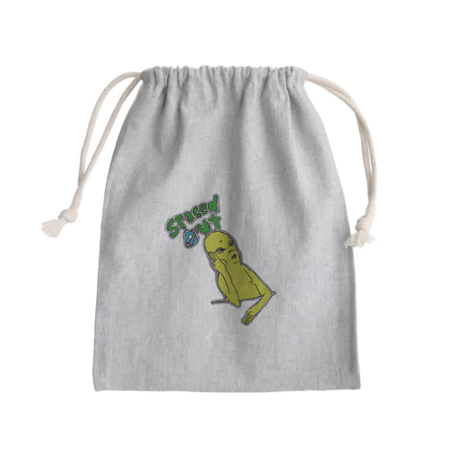 spaced out Mini Drawstring Bag