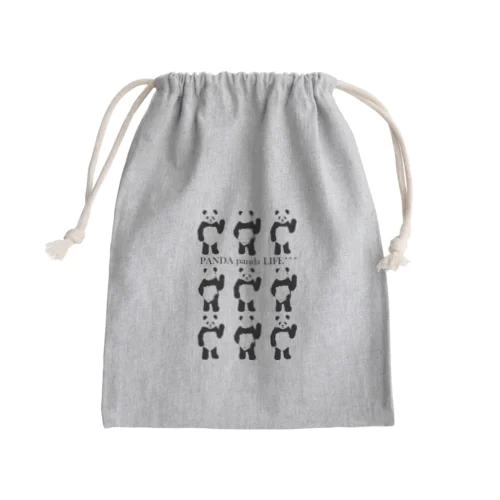 9パンダ Mini Drawstring Bag