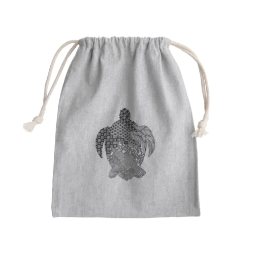 アカウミガメ Mini Drawstring Bag