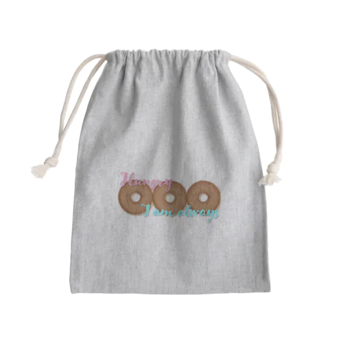 おなか空いたのyoドーナッツ。 Mini Drawstring Bag