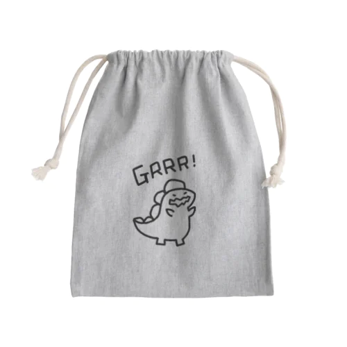 恐竜さん(GRRR!) Mini Drawstring Bag