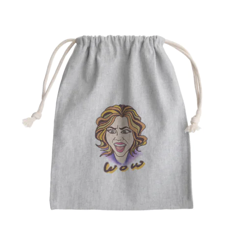 WOW Mini Drawstring Bag