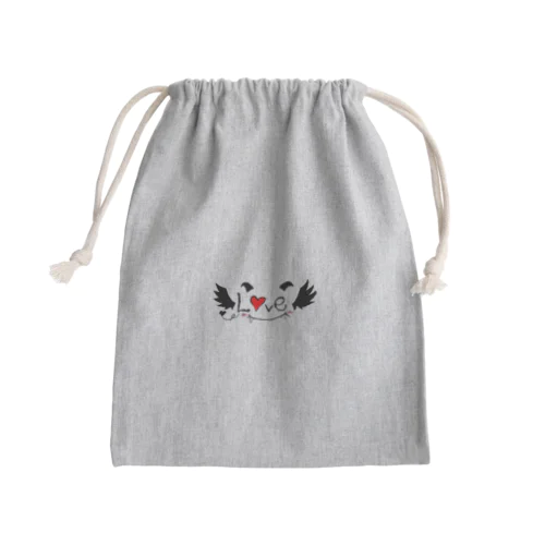 らぶちゃん Mini Drawstring Bag