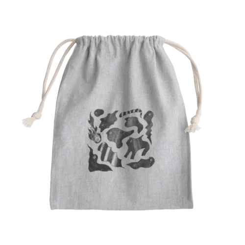 もようくん Mini Drawstring Bag