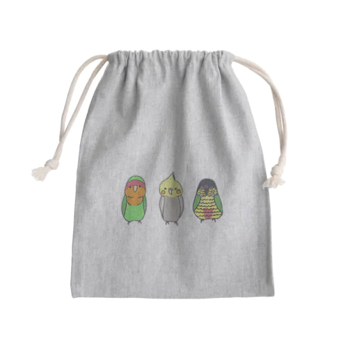 名前なしカラー版　よもぽぽぴぃ Mini Drawstring Bag