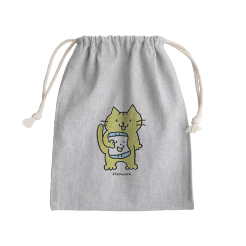 トラちゃん1(Color） Mini Drawstring Bag