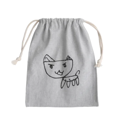 にゃーん（Color) Mini Drawstring Bag