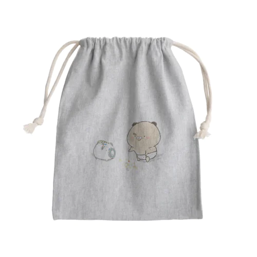 ゆずひこ　線香花火(片面印刷) Mini Drawstring Bag