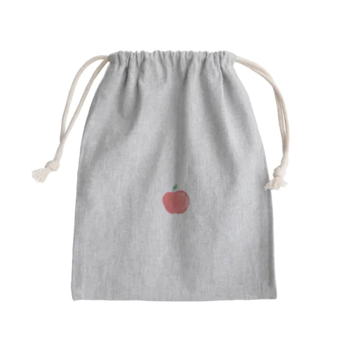 水彩りんご Mini Drawstring Bag