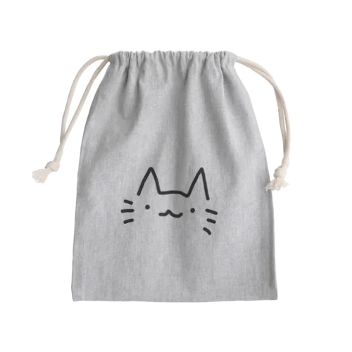 落書きから生まれたネコ Mini Drawstring Bag
