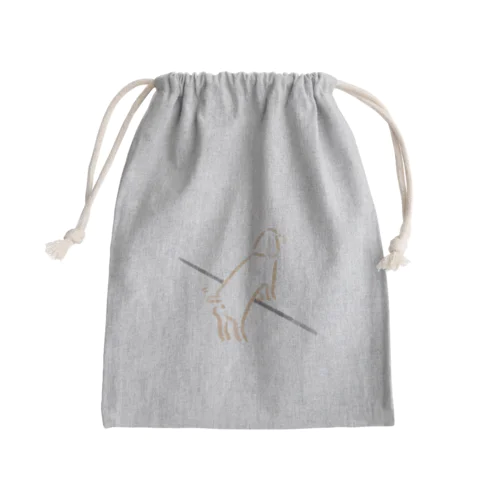 肛門丸見えの犬 Mini Drawstring Bag