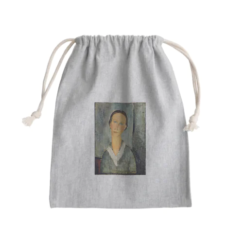 【世界の名画】アメデオ・モディリアーニ『Girl in a Sailor's Blouse』 Mini Drawstring Bag