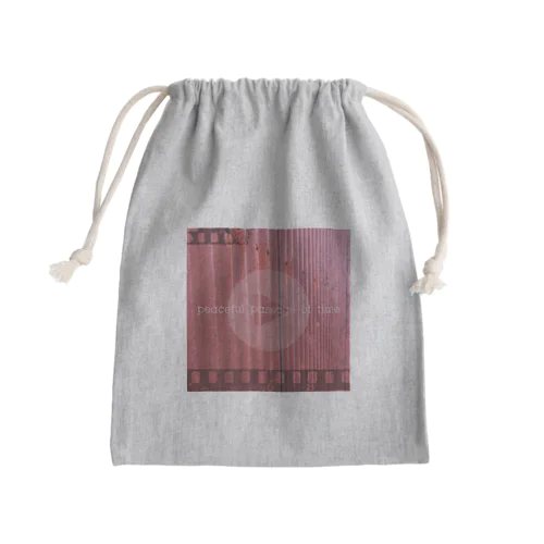 【PEACEFUL PASSAGE OF TIME】 Mini Drawstring Bag