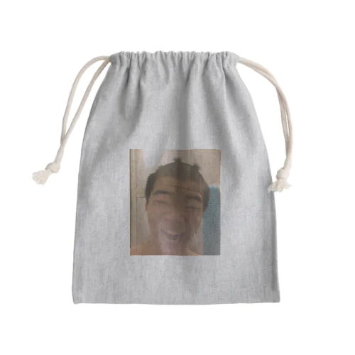 歓喜するハゲ坊主君 Mini Drawstring Bag