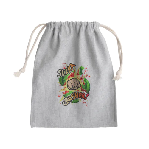 スイカ割りを極めし者 スイカクラッシャー！改 Mini Drawstring Bag