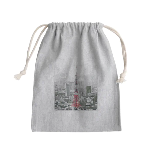 TECHNOPOLIS_TOKIO Mini Drawstring Bag