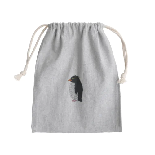 イワトビペンギン Mini Drawstring Bag