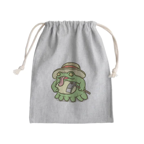 カエルの王 Mini Drawstring Bag