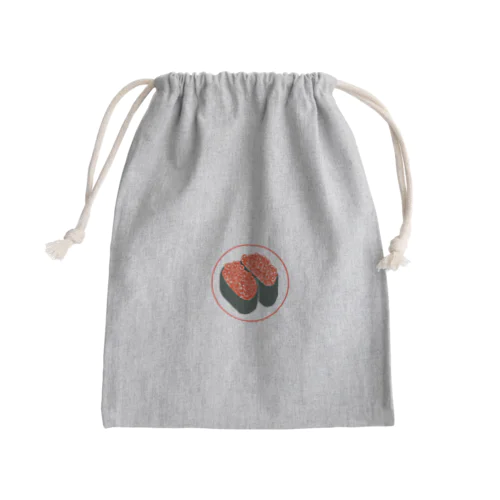 いくら寿司 Mini Drawstring Bag