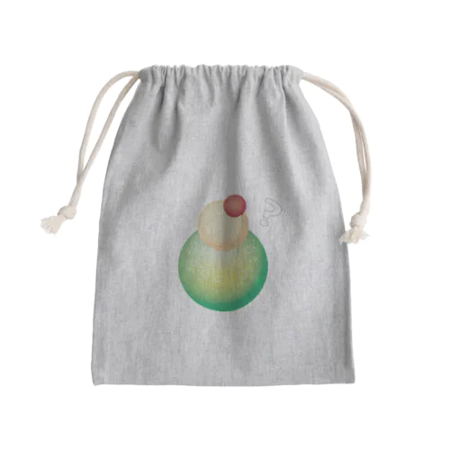 クリームソーダ? Mini Drawstring Bag