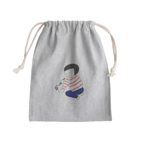 rakugakienpitsuのらくがきちゃん Mini Drawstring Bag