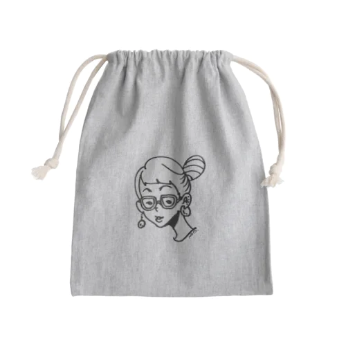 MEGANEちゃん Mini Drawstring Bag