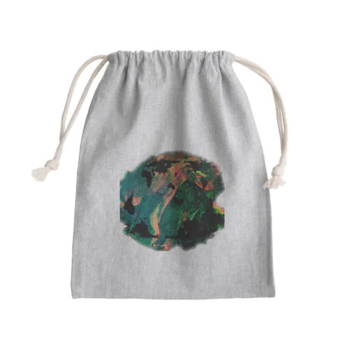混色 Mini Drawstring Bag