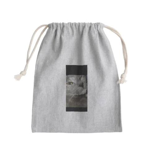 ウィンク猫 Mini Drawstring Bag