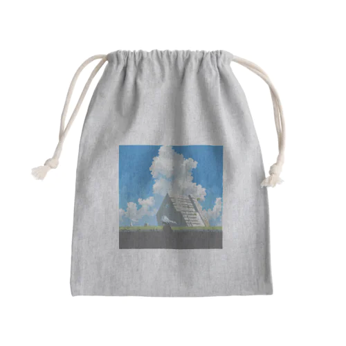 終末後の世界 Mini Drawstring Bag