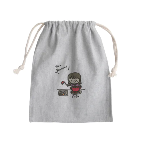 カレーおいしいよ Mini Drawstring Bag