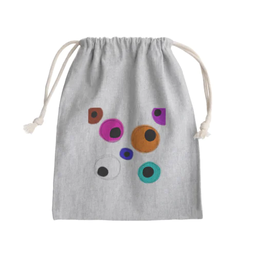 おめ Mini Drawstring Bag