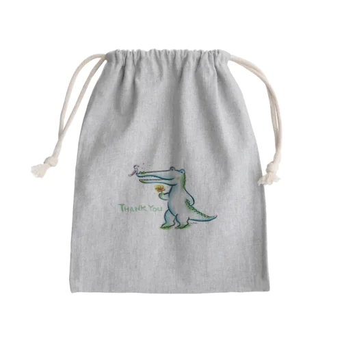 小鳥にありがとう Mini Drawstring Bag