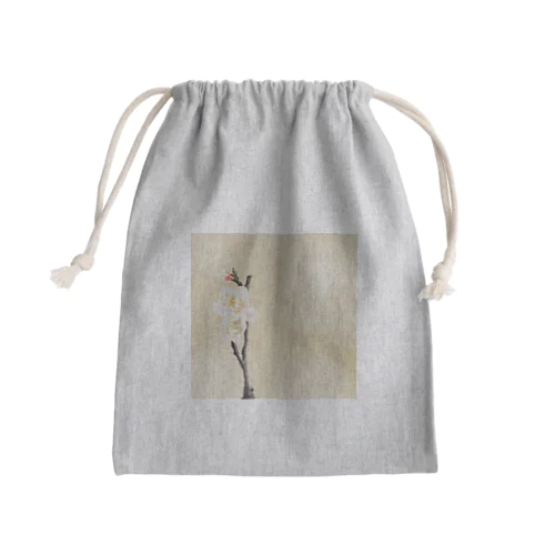 梅一輪 Mini Drawstring Bag