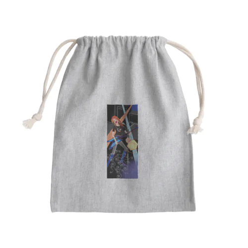 ロックンロールな女の子！ Mini Drawstring Bag