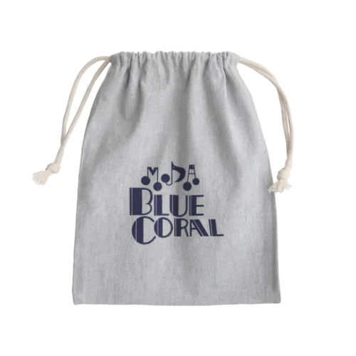 ブルコーロゴ前と後ろ入り色々2 Mini Drawstring Bag