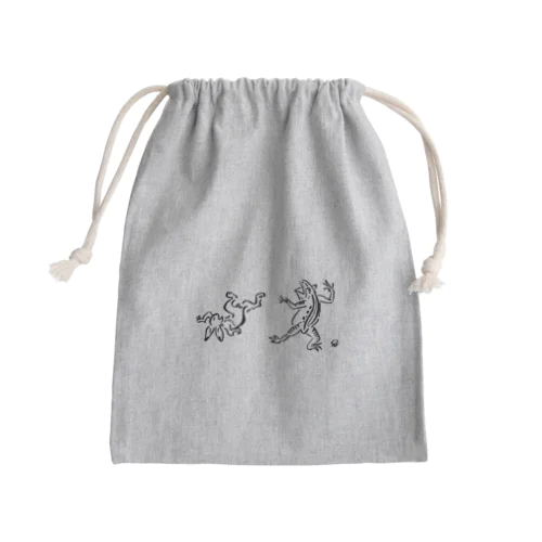 鳥獣戯画 Mini Drawstring Bag