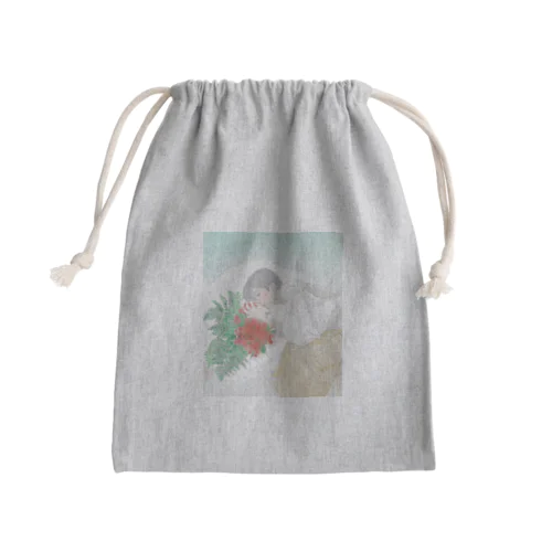 ダンサーシリーズ　1 「花の香り」 Mini Drawstring Bag