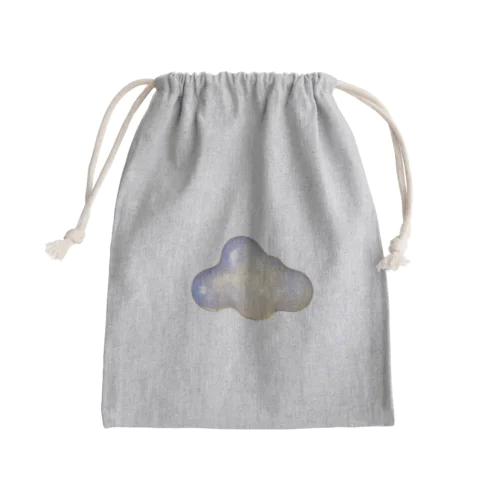 偏光の雲☁️ Mini Drawstring Bag