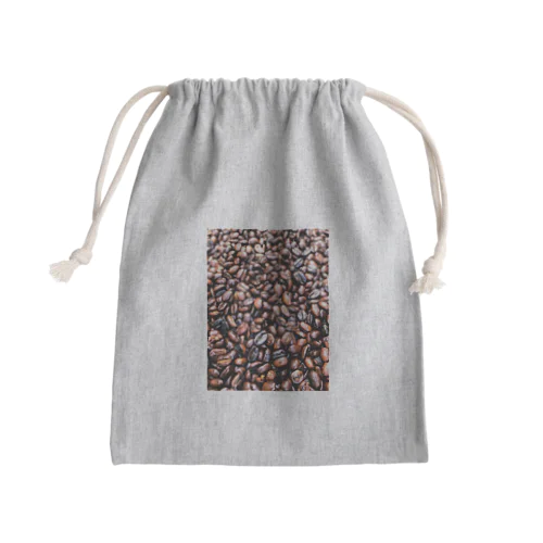 コーヒー巾着 Mini Drawstring Bag