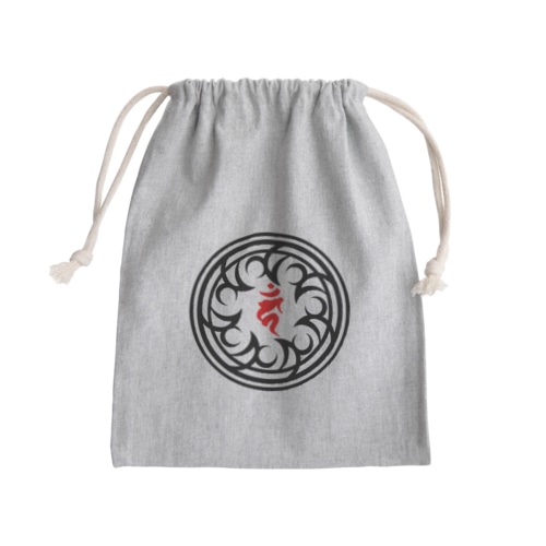 TK-pro（梵字_カーン） Mini Drawstring Bag
