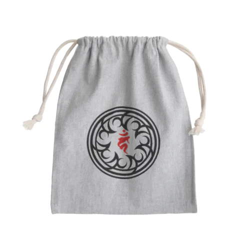 TK-pro（梵字_カーン） Mini Drawstring Bag