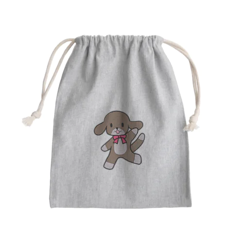 踊る犬 Mini Drawstring Bag