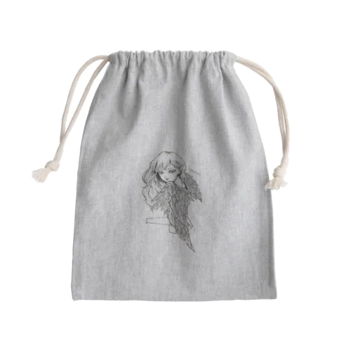 堕天使ちゃん Mini Drawstring Bag