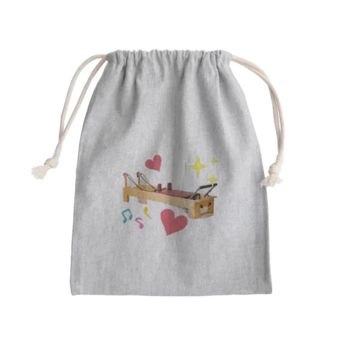 ピラティスマシン Mini Drawstring Bag