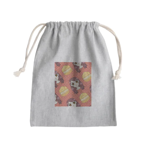 シュークリームとシューコちゃん Mini Drawstring Bag