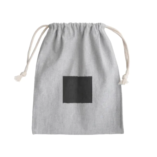 平織/くろ Mini Drawstring Bag
